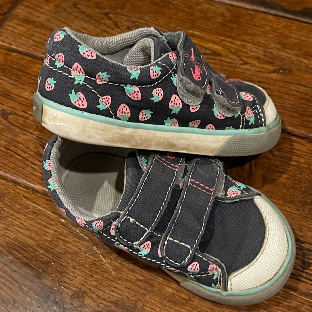See Kai Run strawberry sneakers